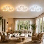 Żyrandol LED z pilotem i kryształem NOVA ROTONDA RGB 75W, 3 koła, światło zimne/ciepłe/neutralne, możliwość przyciemniania, biały - 02_LT073-3WH.png