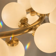 Żyrandol komorowy LOFT, 15x G9, białe złoto, metal, regulowana wysokość, nowoczesny - 05_LC802-15GD.png