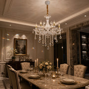 Żyrandol SANSSOUCI 6xE14 Kryształ i metal – Klasyczny design, srebrno-biały - 06_CC220-6WH.png