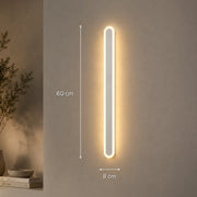 SUHA Zewnętrzny kinkiet LED, długość 60 cm, 8 W, IP65, metal, liniowy, biały - 09_AX201-600WH.png
