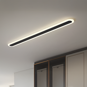 SUHA Zewnętrzny kinkiet LED, długość 50 cm, 6 W, IP65, metal, liniowy, czarny kinkiet zewnętrzny Domyślny tytuł Alessandro Design