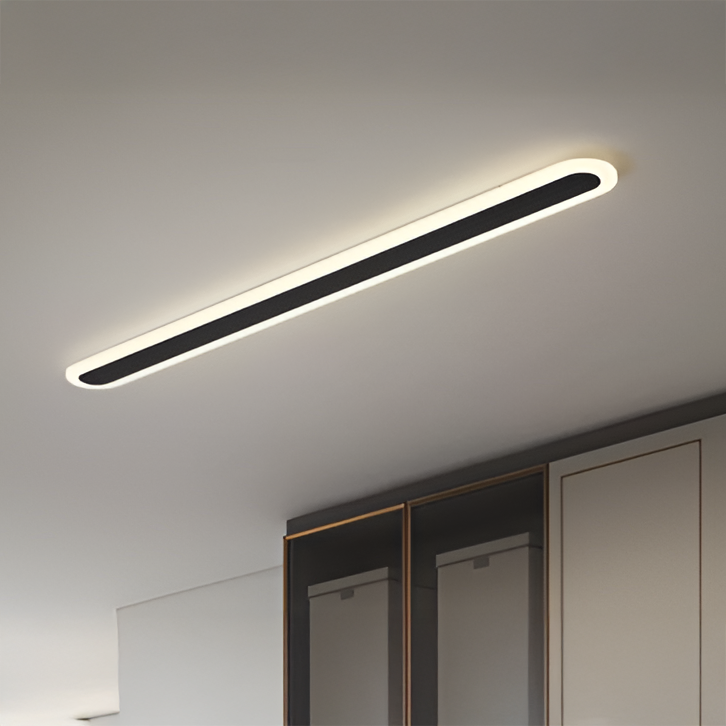 SUHA Zewnętrzny kinkiet LED, długość 50 cm, 6 W, IP65, metal, liniowy, czarny kinkiet zewnętrzny Domyślny tytuł Alessandro Design