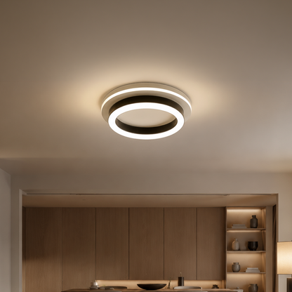 MODERN Żyrandol LED 25W, średnica 20cm, okrągły, światło zimne/ciepłe/neutralne, czarne żyrandole LED Domyślny tytuł Alessandro Design