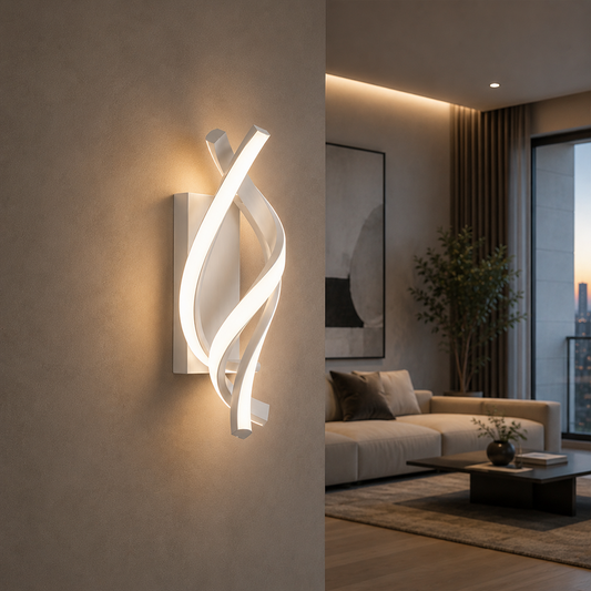 Kinkiet LED Reid 13W, światło zimne/ciepłe/neutralne, białe Kinkiety wewnętrzne Tytuł domyślny Alessandro Design