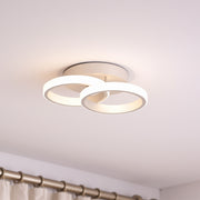 Żyrandol LED VERTEX CIRCULA 21W, 2 koła, metalowe ramki, światło zimne/ciepłe/neutralne, białe żyrandole LED Domyślny tytuł Alessandro Design