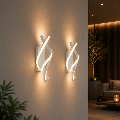 Kinkiet LED Reid 13W, światło zimne/ciepłe/neutralne, białe Kinkiety wewnętrzne Tytuł domyślny Alessandro Design