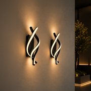 Kinkiet LED Reid 13W, światło zimne/ciepłe/neutralne, czarny Kinkiety wewnętrzne Tytuł domyślny Alessandro Design