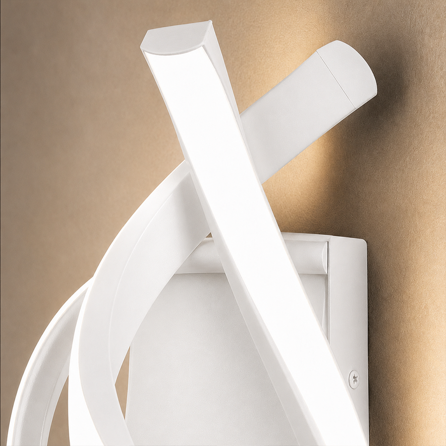 Kinkiet LED Reid 13W, światło zimne/ciepłe/neutralne, białe Kinkiety wewnętrzne Tytuł domyślny Alessandro Design
