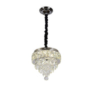 MEILI CRYSTAL CASCADA 300 – Żyrandol kryształowy LED, 52W, Ø300 mm, z pilotem Żyrandole kryształowe Domyślny tytuł Alessandro Design