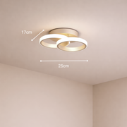 Żyrandol LED VERTEX CIRCULA 21W, 2 koła, metalowe ramki, światło zimne/ciepłe/neutralne, białe żyrandole LED Domyślny tytuł Alessandro Design