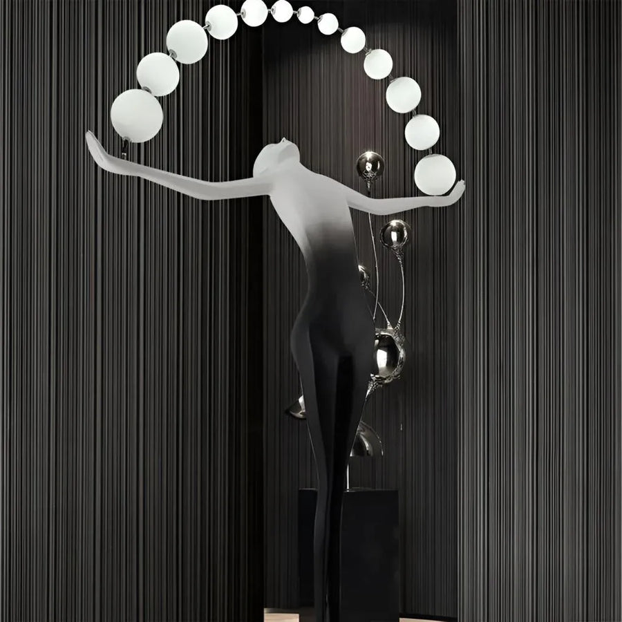 Lampa podłogowa LED Amato 24W 4000K Black Metal Veioze i lampa podłogowa Domyślny tytuł Alessandro Design