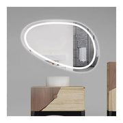 Lustro LED, 80x45cm, Disegno Touch Marcello, System odmgławiania, Lustra Dimabila Korman E Domyślny tytuł Alessandro Design