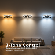 Żyrandol LED VERTEX 21W, 2 kwadraty, liniowy, światło zimne/ciepłe/neutralne, czarne żyrandole LED Domyślny tytuł Alessandro Design