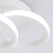 Żyrandol LED VERTEX CIRCULA 21W, 2 koła, metalowe ramki, światło zimne/ciepłe/neutralne, białe żyrandole LED Domyślny tytuł Alessandro Design