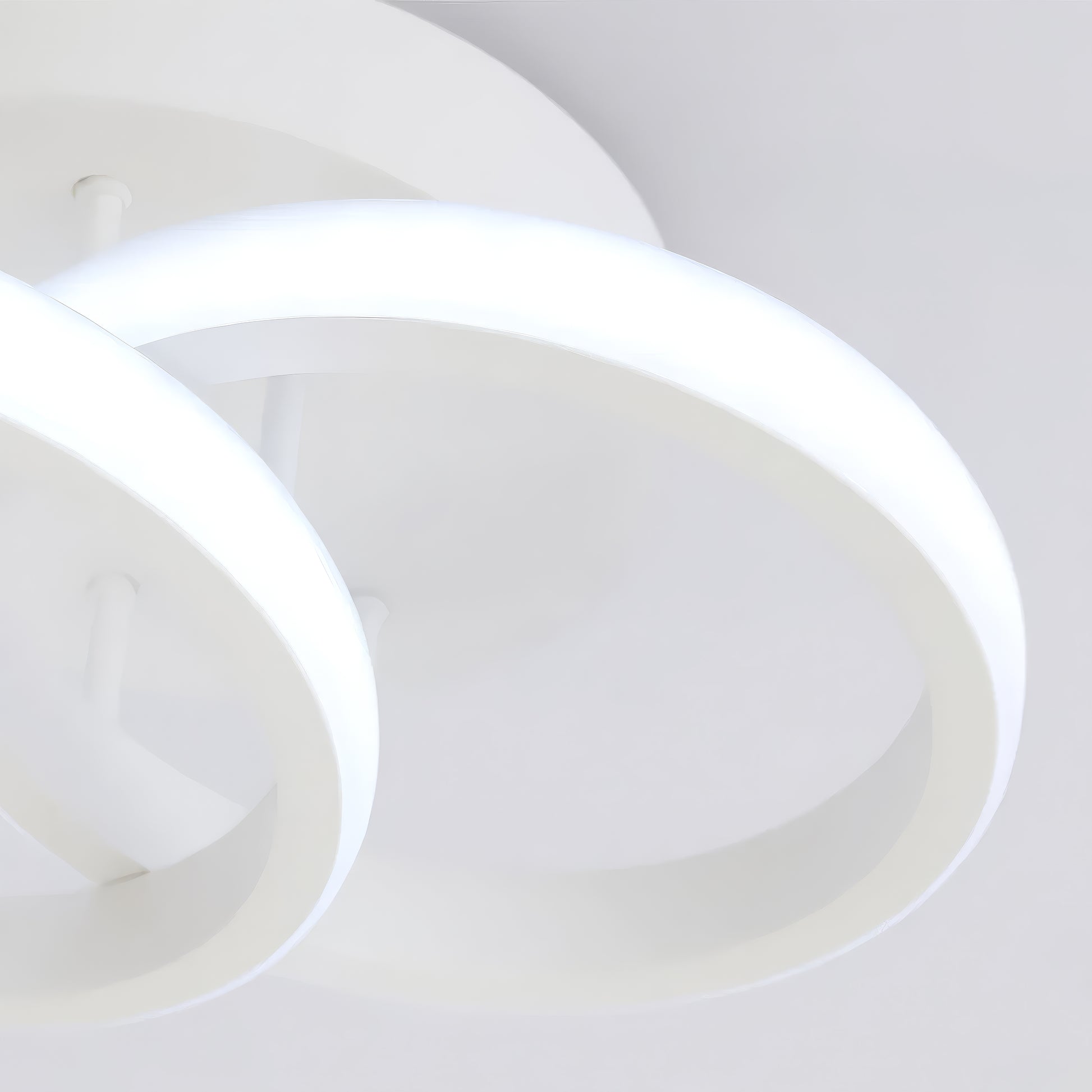 Żyrandol LED VERTEX CIRCULA 21W, 2 koła, metalowe ramki, światło zimne/ciepłe/neutralne, białe żyrandole LED Domyślny tytuł Alessandro Design