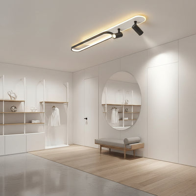 Regulowany projektor LED FISSO Camilla 70W, światło zimne/ciepłe/neutralne, czarny