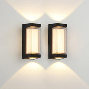 Kinkiet zewnętrzny LED AX151BK 8W Czarny Kinkiet zewnętrzny Tytuł domyślny Alessandro Design