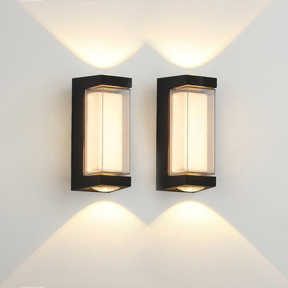 Kinkiet zewnętrzny LED AX151BK 8W Czarny Kinkiet zewnętrzny Tytuł domyślny Alessandro Design