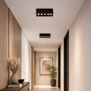 Proiector LED Liniar Aplicat Grilă 8W, Lumina Neutra 4000K, 5 surse, 14 x 3.5 x 6.5 cm Plafoniere LED Default Title Alessandro Design