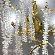 Kinkiet Cristal Chandler 3x G9 Złoty Kinkiet wewnętrzny Domyślny tytuł Alessandro Design