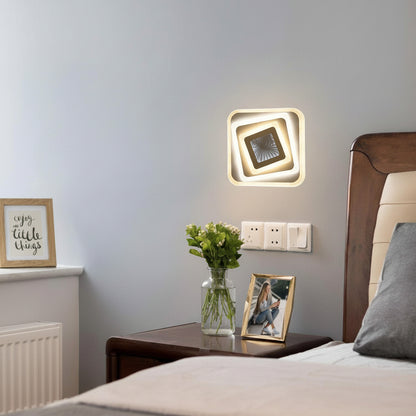 Żyrandol LED NEXA 3D 46W, kwadratowy, światło zimne/ciepłe/neutralne, białe żyrandole LED Domyślny tytuł Alessandro Design