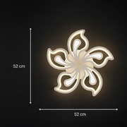 Żyrandol LED z pilotem LILY 86W, 5 elementów, światło zimne/ciepłe/neutralne, możliwość przyciemniania, biały Żyrandol LED z pilotem Domyślny tytuł Alessandro Design