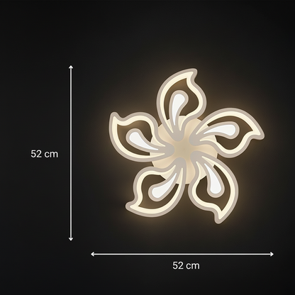 Żyrandol LED z pilotem LILY 86W, 5 elementów, światło zimne/ciepłe/neutralne, możliwość przyciemniania, biały Żyrandol LED z pilotem Domyślny tytuł Alessandro Design