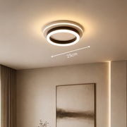 MODERN Żyrandol LED 25W, średnica 20cm, okrągły, światło zimne/ciepłe/neutralne, czarne żyrandole LED Domyślny tytuł Alessandro Design