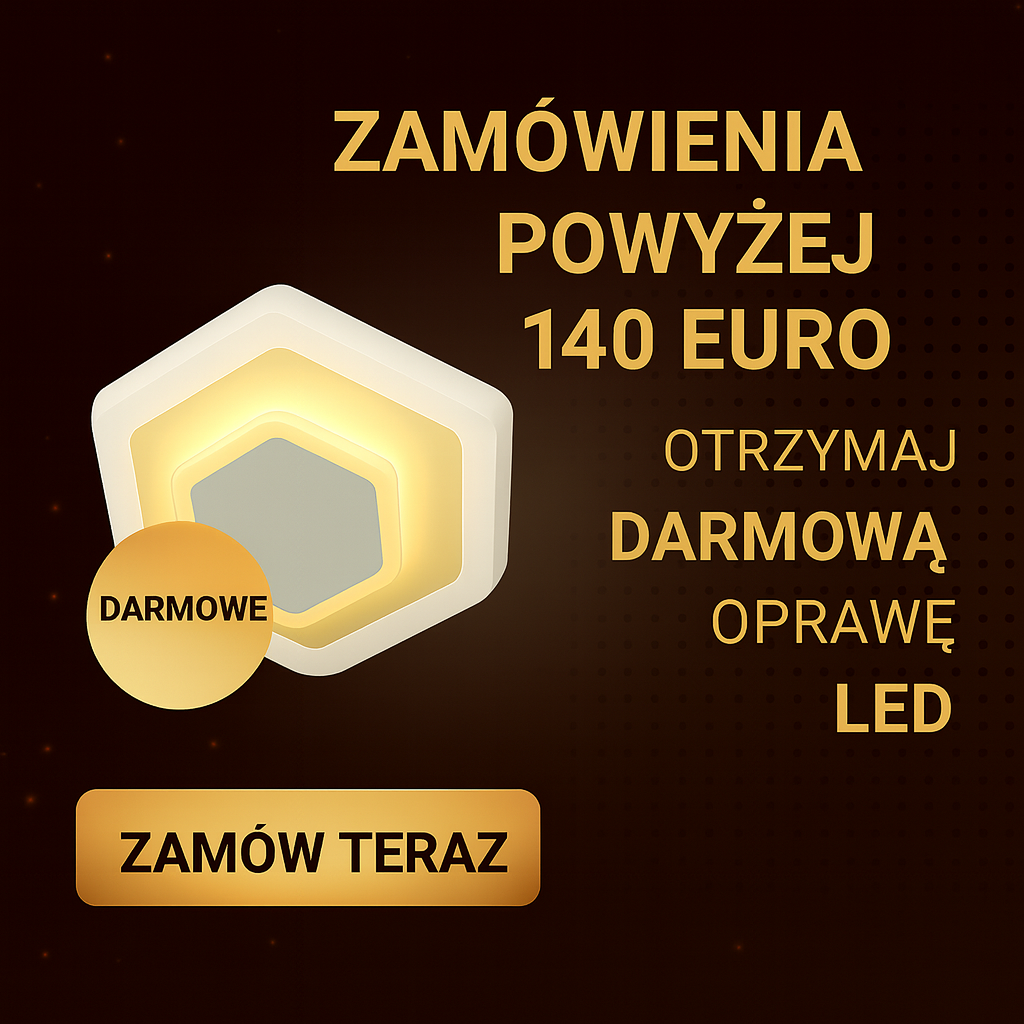 prezentowy okrągły żyrandol LED 700 ron