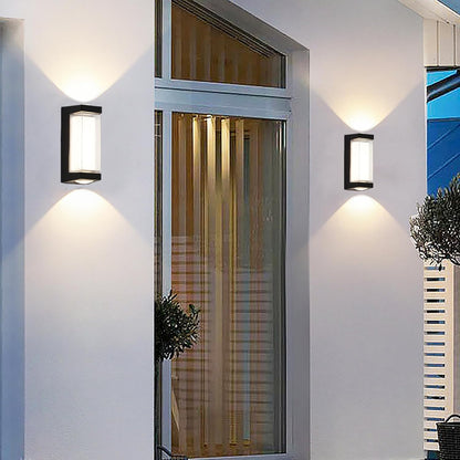 Kinkiet zewnętrzny LED AX151BK 8W Czarny Kinkiet zewnętrzny Tytuł domyślny Alessandro Design