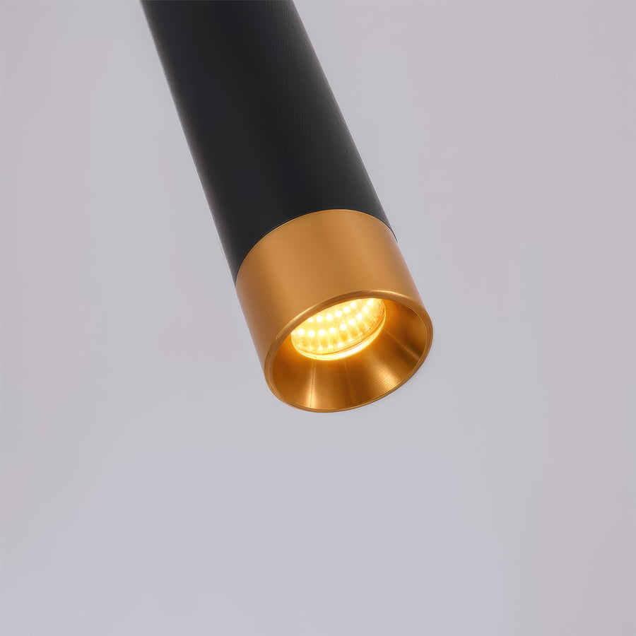 Zawieszany żyrandol LED z pilotem DAMARA 44W, światło zimne/ciepłe/neutralne, możliwość przyciemniania, czarny, żyrandole LED z regulacją wysokości z pilotem Domyślny tytuł Alessandro Design