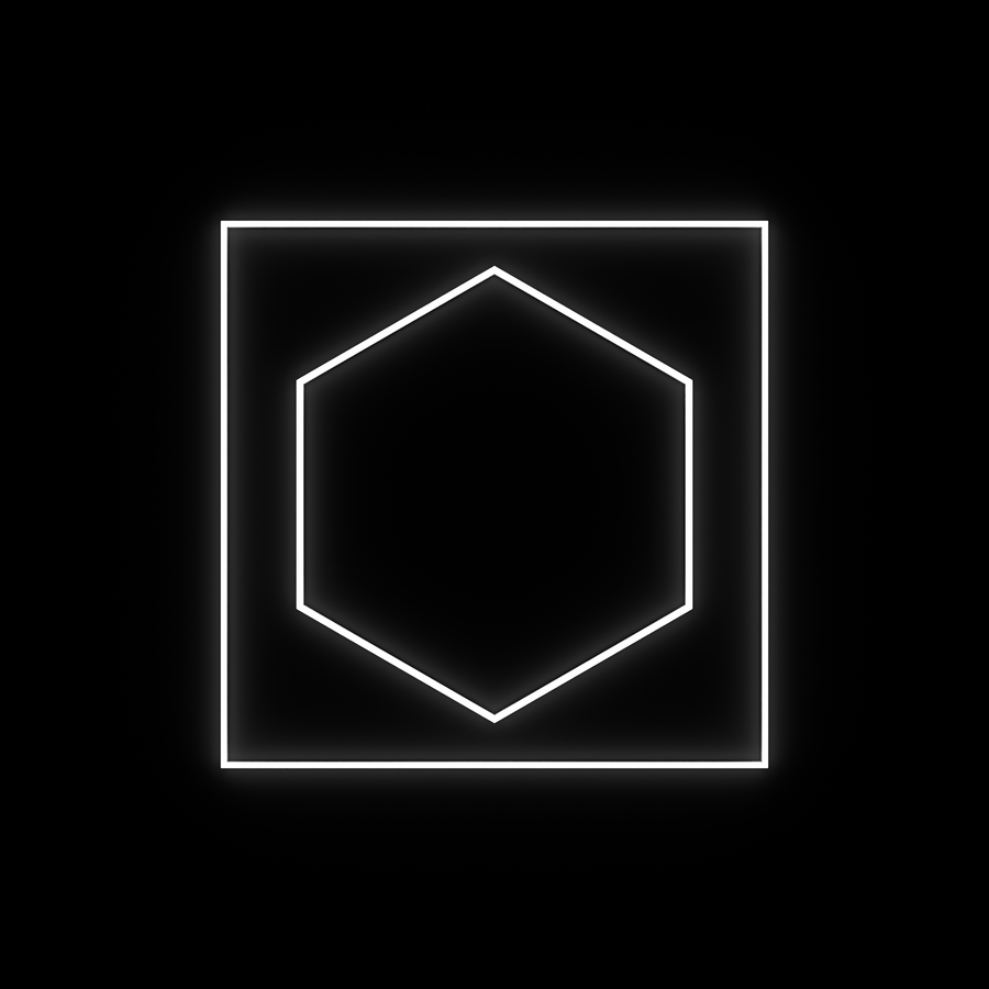 Kinkiet LED Hexagon o strukturze plastra miodu 1050 mm x 1200 mm
