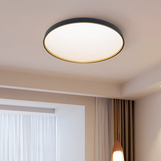 Lampa sufitowa LED Fantas 46W, okrągła, abs, biała i czarna lampa sufitowa LED Domyślny tytuł Alessandro Design