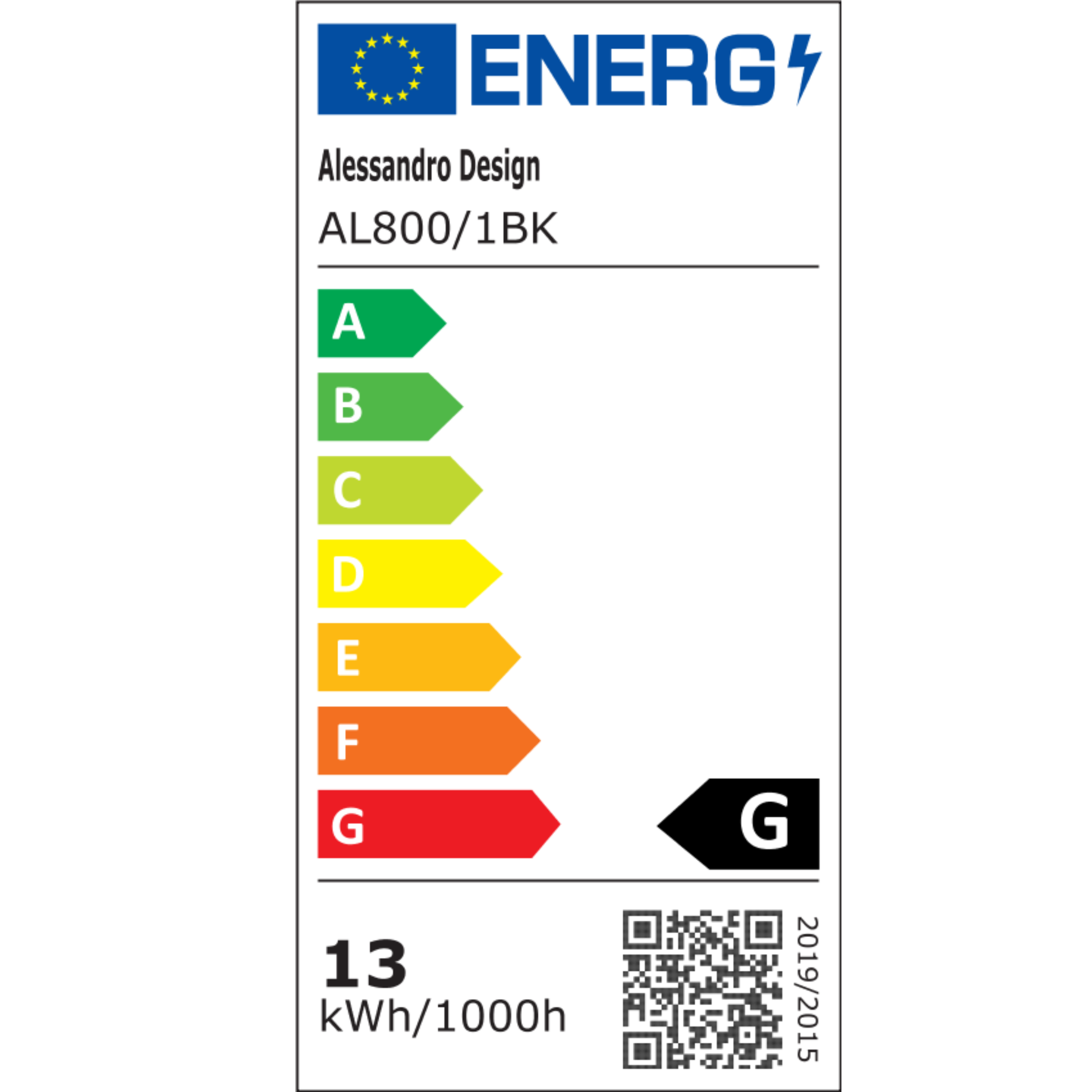 Kinkiet LED 13W Czarny BETTY, Światło Ciepłe/Neutralne/Zimne Kinkiety wewnętrzne Domyślny tytuł Alessandro Design