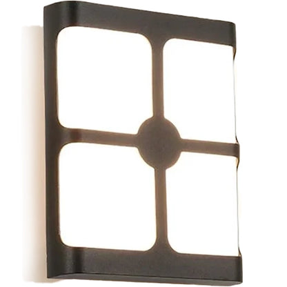 Kinkiet zewnętrzny LED Timeea, 18 W, czarny, 3000 K Kinkiety zewnętrzne Domyślny tytuł Alessandro Design