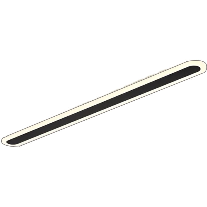 SUHA Zewnętrzny kinkiet LED, długość 50 cm, 6 W, IP65, metal, liniowy, czarny kinkiet zewnętrzny Domyślny tytuł Alessandro Design