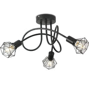 Żyrandol Shion 3xE27, Czarny, Metal, Średnica 50cm Żyrandole Przemysłowe Domyślny Tytuł Alessandro Design