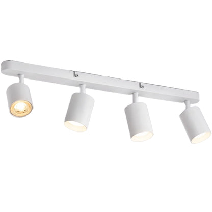 Żyrandol Joom z projektorem liniowym 4XGU10 Białe żyrandole LED Domyślny tytuł Alessandro Design