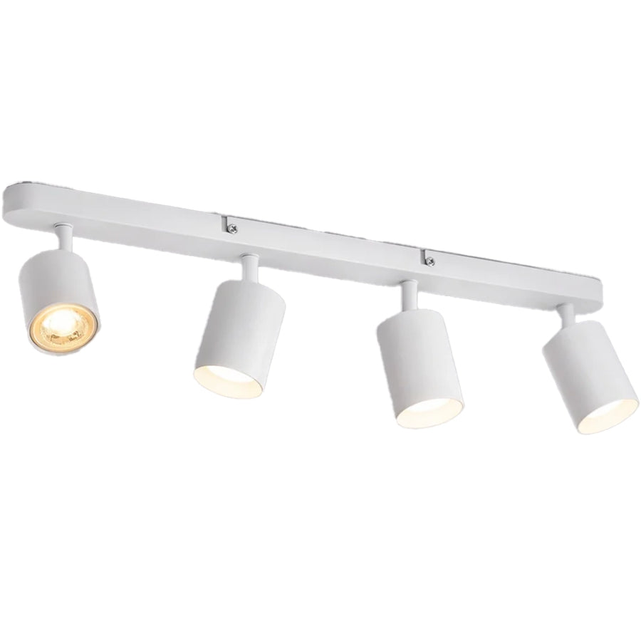 Żyrandol Joom z projektorem liniowym 4XGU10 Białe żyrandole LED Domyślny tytuł Alessandro Design