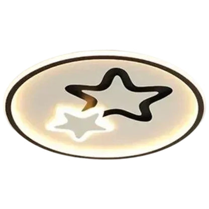 Żyrandol LED z pilotem EMELIANA 57W, gwiazda, światło zimne/ciepłe/neutralne, możliwość przyciemniania, czarne Żyrandole LED z pilotem Domyślny tytuł Alessandro Design