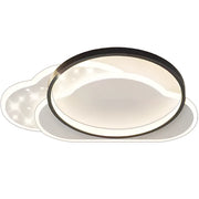 Żyrandol LED z pilotem NUVIA 71W, Chmura, Światło zimne/ciepłe/Neutralne, Możliwość ściemniania, Czarne Żyrandole LED z pilotem Domyślny tytuł Alessandro Design