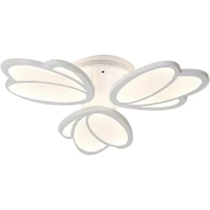 Żyrandol LED z pilotem TULIP 45W, 3 płatki, światło zimne/ciepłe/neutralne, możliwość przyciemniania, biały żyrandol LED z pilotem Domyślny tytuł Alessandro Design