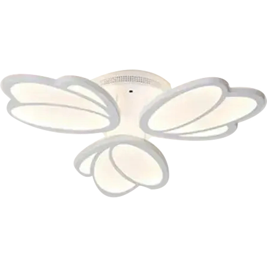 Żyrandol LED z pilotem TULIP 45W, 3 płatki, światło zimne/ciepłe/neutralne, możliwość przyciemniania, biały żyrandol LED z pilotem Domyślny tytuł Alessandro Design