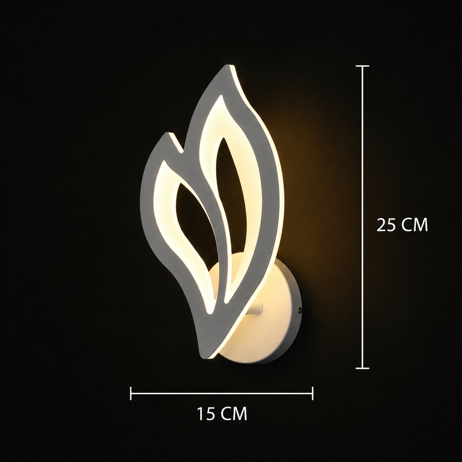 Lampa LED LILY 14W Petal Light Zimna/Ciepła/Neutralna Akryl i Biały Metal