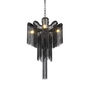 Żyrandol Aurora, 4xE14, średnica 43 cm, wysokość 68 cm, czarny, metalowe nowoczesne żyrandole domyślny tytuł Alessandro Design