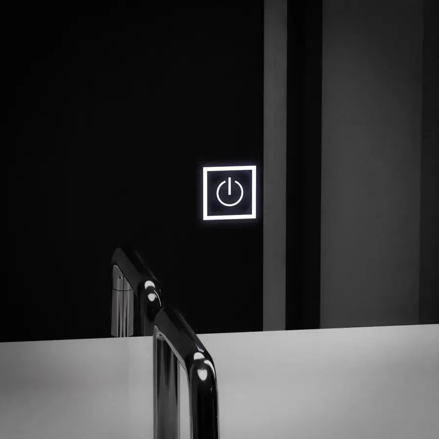 Prostokątne lustro LED, 60x80cm, Getame Touch Simple Lustro LED Domyślny tytuł Alessandro Design
