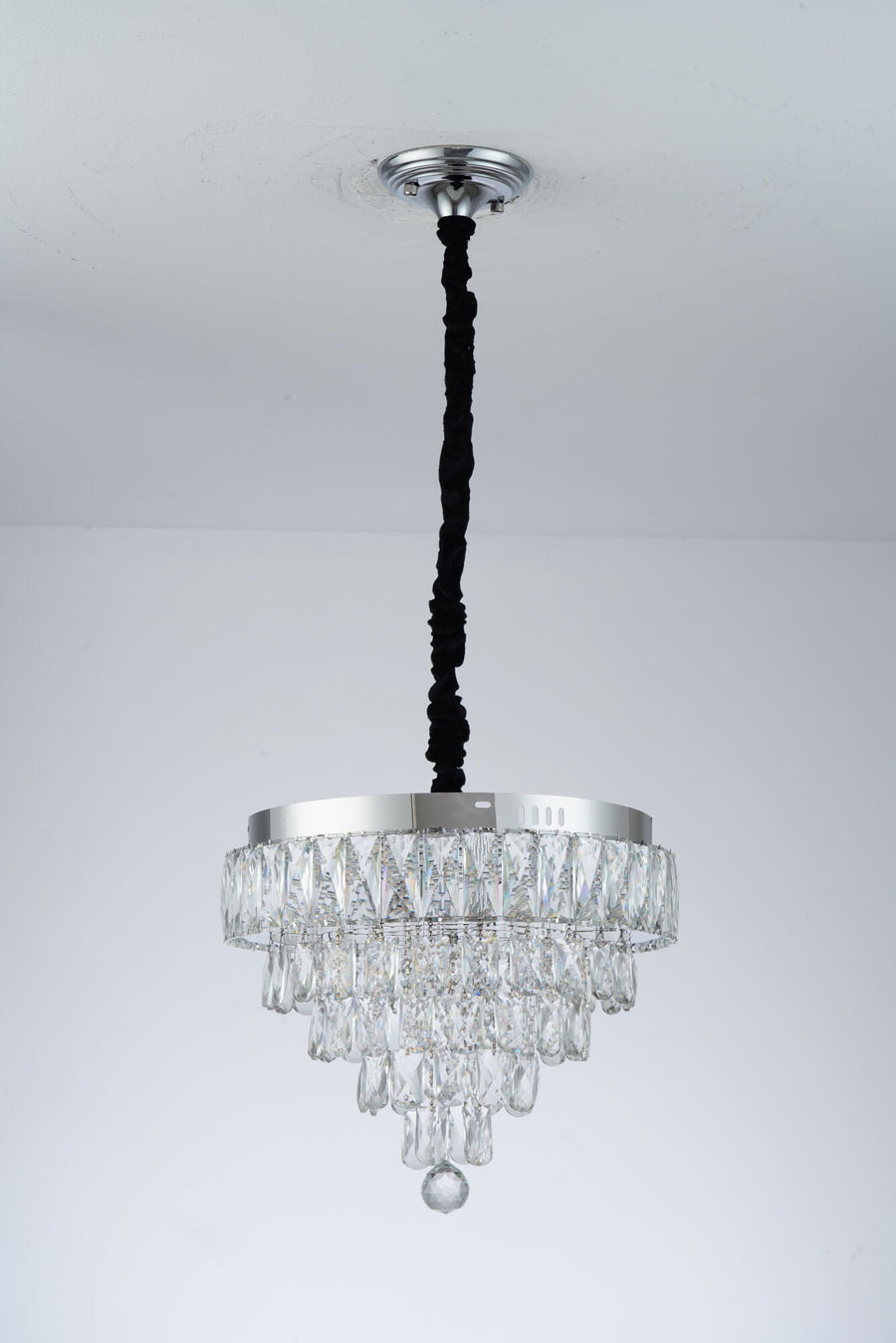 MEILI CRYSTAL CASCADA 500 – Żyrandol kryształowy LED, 112W, Ø500 mm, z pilotem Żyrandole kryształowe Domyślny tytuł Alessandro Design