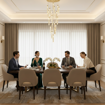 Zawieszany kryształowy żyrandol LED, Justynian, średnica 60 cm, regulowana wysokość, złoty, metal i kryształ