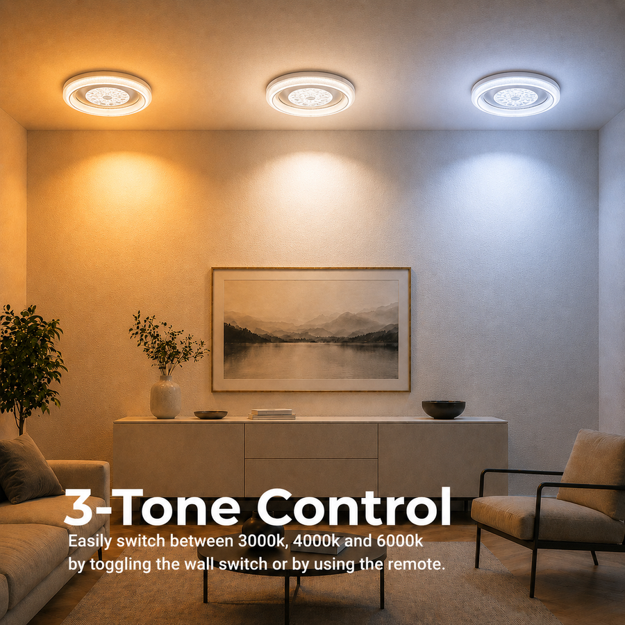 Żyrandol LED KALESO Petito, 37 W, średnica 24,5 cm, światło ciepłe/neutralne/zimne, biały, metal i kryształ