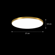 Lampa sufitowa LED SOLIS 27cm 20W Zimne światło Złote Lampy sufitowe LED Domyślny tytuł Alessandro Design